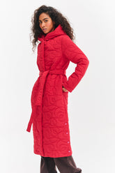 Anabelle Vintage Roses Quilted Coat